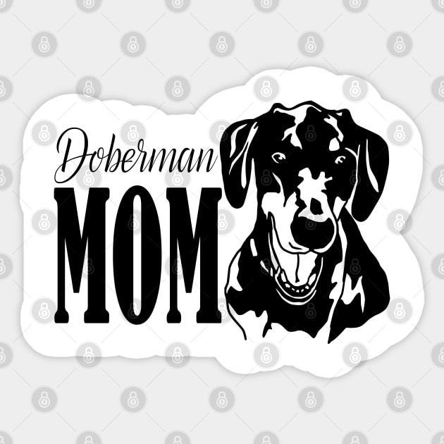 Doberman Mom Gifts Sticker by russodesign
